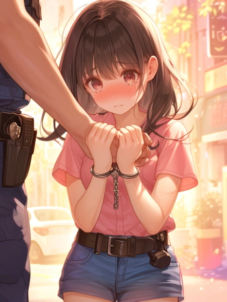 No.1237 逮捕される女の子