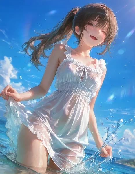 水遊び