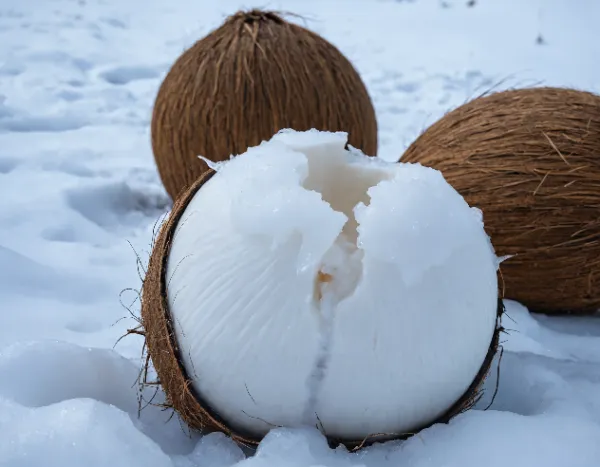 雪原に落ちた南国の秘密……もとい、ウンダバー＿の　納涼ココナッツ