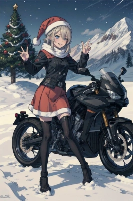 バイクと姫とクリスマス