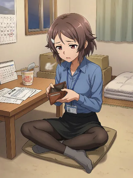 節約して一生懸命仕事しても貯金がない篠崎さん