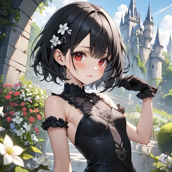 黒髪の女の子37