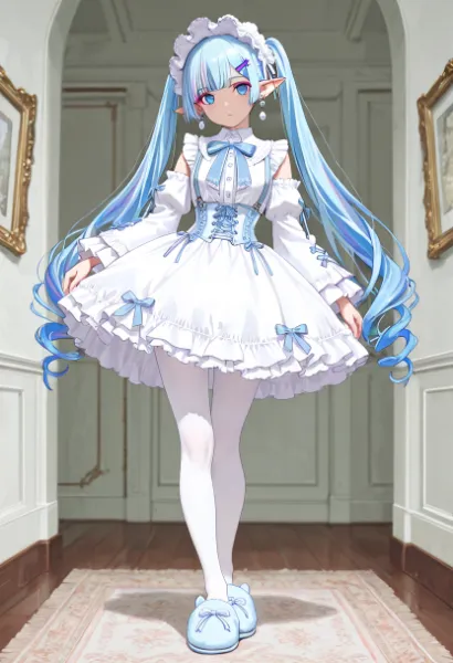 午後の光と彼女の影