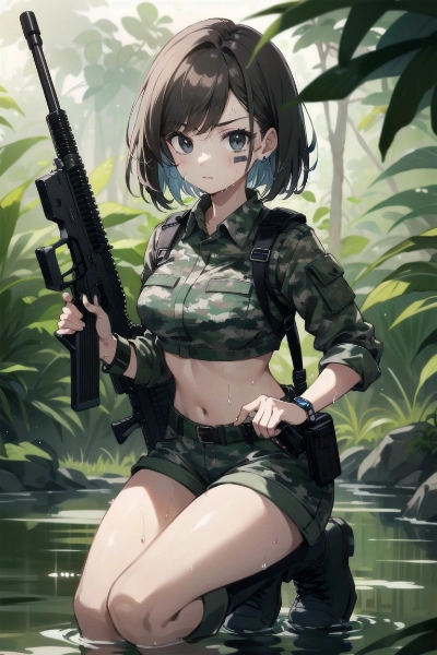 密林の行軍