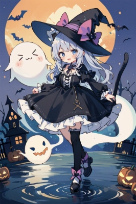ハロウィン魔女っこ
