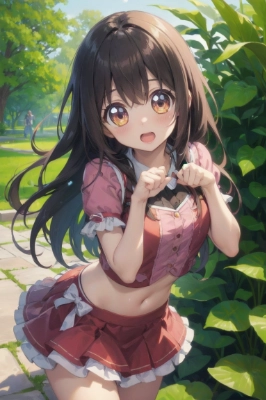 cute eye、愛華「にゃん、にゃん、にゃん♩」