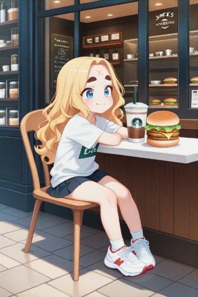 ハムカツバーガーとおでこちゃん