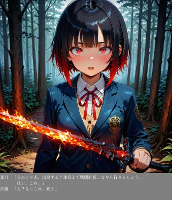 赤目の魔女　第４話（戦闘訓練）