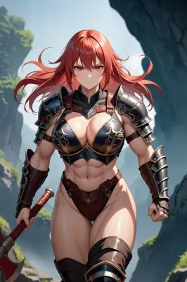 屈強な女戦士２