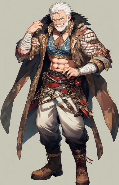 ベルトとかいっぱいぶら下げてな！