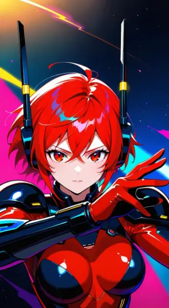 女子高生はサイボーグヒーローに覚醒する………♡  (霧島 紅葉)