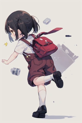 習い事に行く女の子