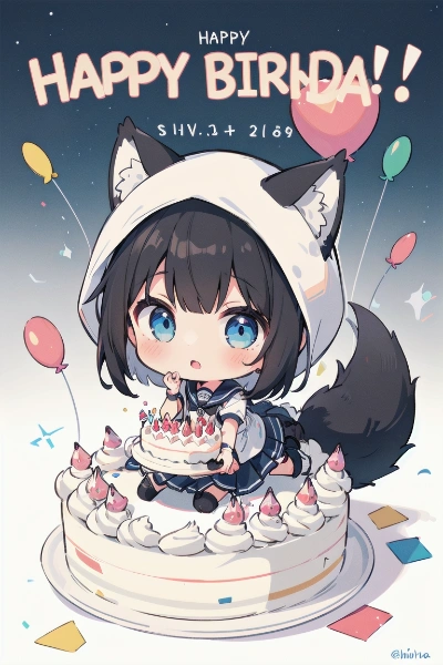ハッピーバースデーなおおかみ娘