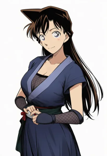 名探偵コナン【毛利蘭】×忍者画像