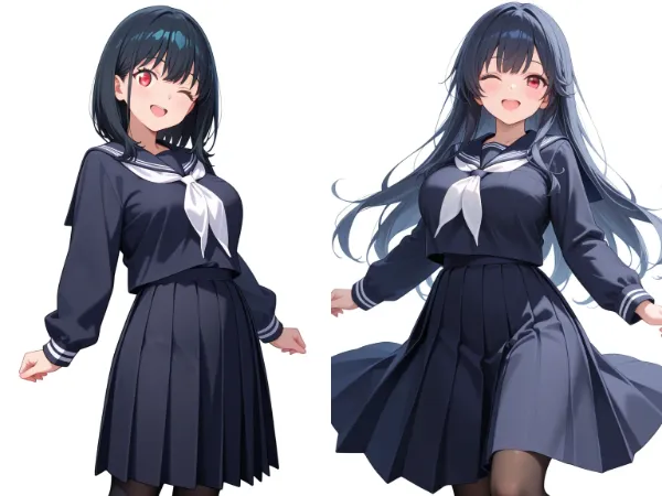 ダブルヒロイン【セーラー服仕様】