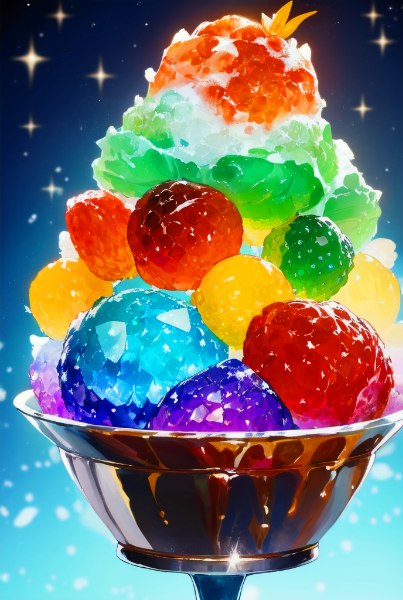 100回空想AIかき氷まとめ・おかわり！！101～125（27枚）