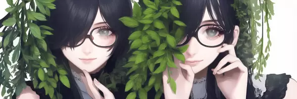 めがね目隠し半分こ