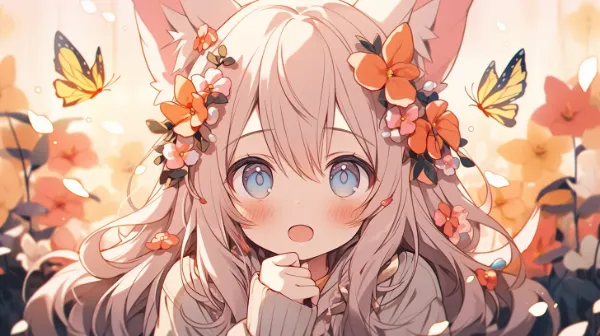 花畑で出会った蝶の秘密