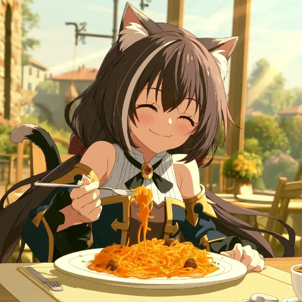 グルメな人