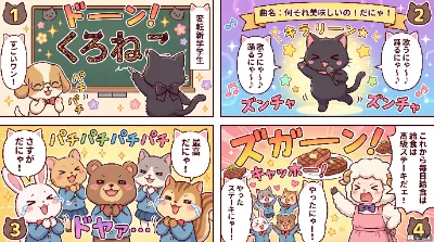 転校生！黒猫ちゃん！