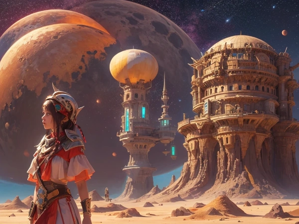 砂漠惑星の街２