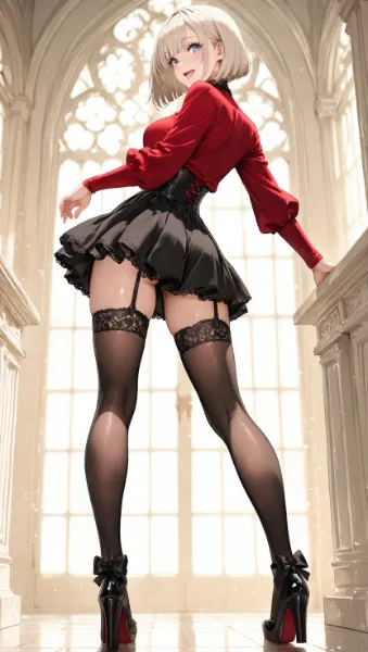 地雷系フェミニン寄り