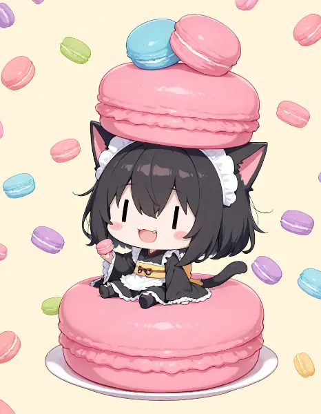 ヘタぐるみマカロン♪