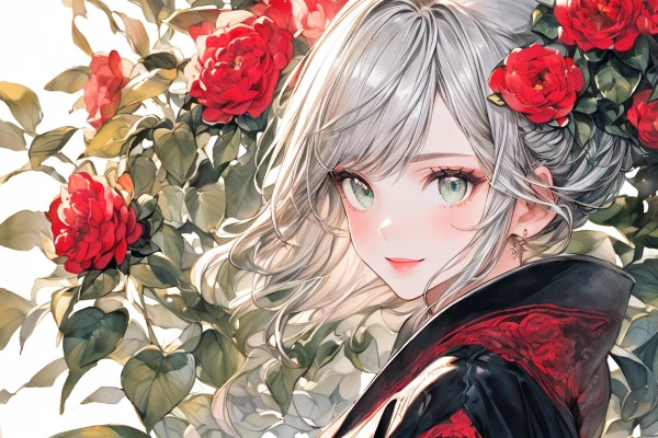 深見草（ふかみぐさ、牡丹 ぼたん）