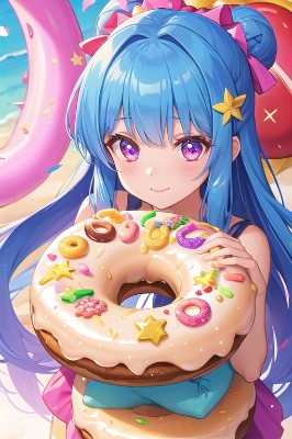 美少女　ドーナツ