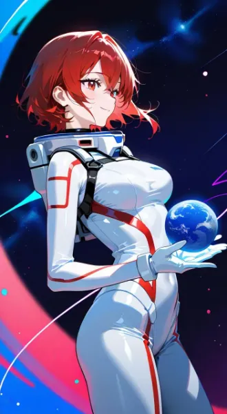 女子高生は宇宙飛行士に覚醒する………♡  (霧島 紅葉)