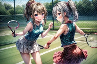 tennis battle