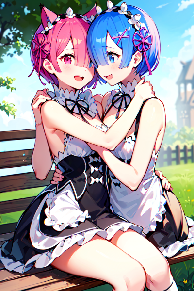 仲良しメイド姉妹