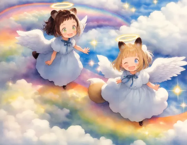 コン子とポン子・天使な二人