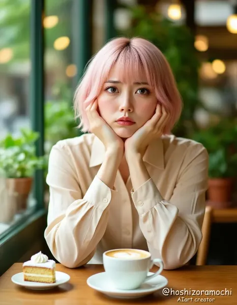 午後の光に、頬杖の詩 - A Poem in Chin and Sunlight