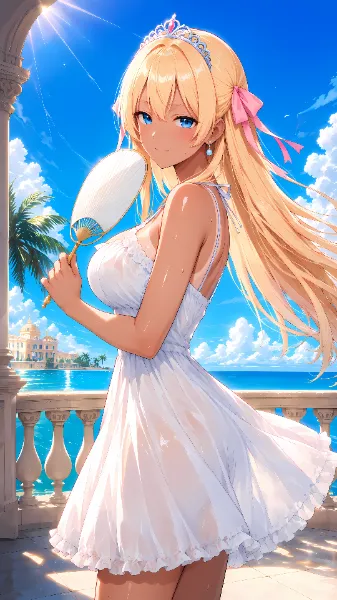南の宮殿の小麦色