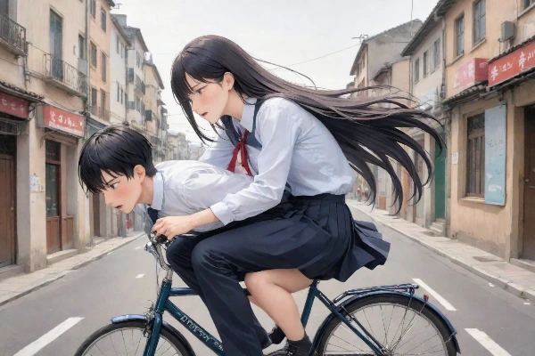 「急にどうしたの？」「ごめん、ちょっと痛くて」「大丈夫？私のせい？私重かったから」「ち、違うよ！（君のせいではあるんだけど）」