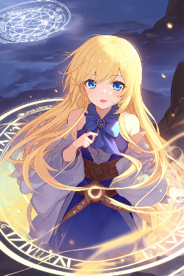 金髪お嬢様の魔法発動