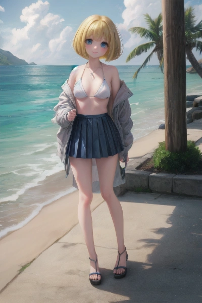 あみちゃん水着