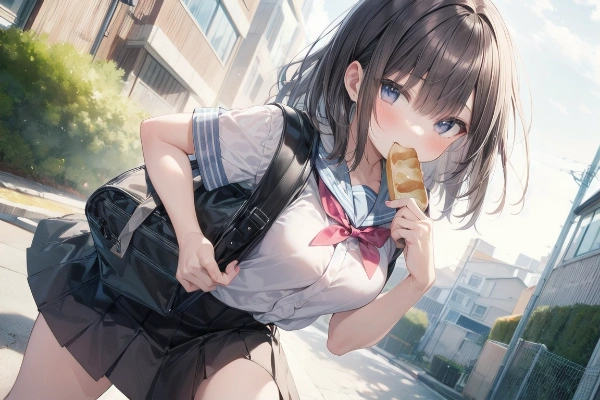 フラグを整える少女