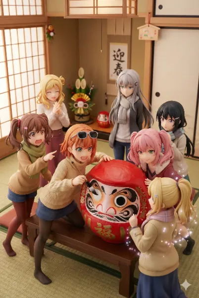 願掛け式（おま好きガールズ×だるま）