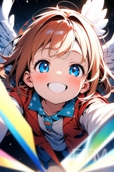 天使の様な笑顔