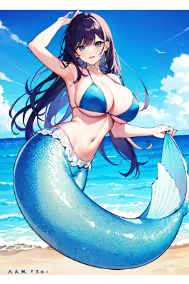 おわかりですか？マーメイドには足がないからパンツは履けないんですよ