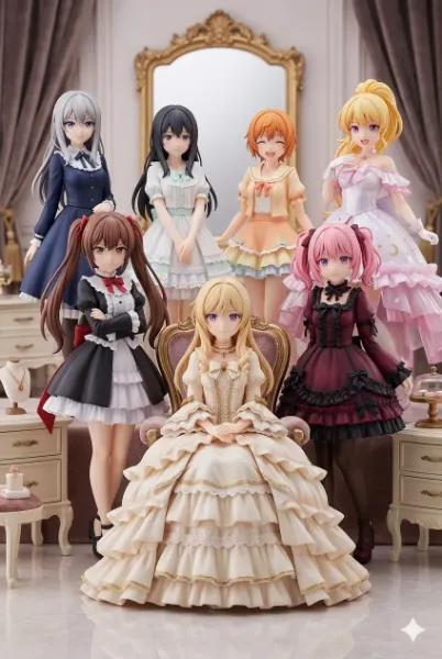 フリフリドレスを身に纏って（おま好きガールズ×フリル）
