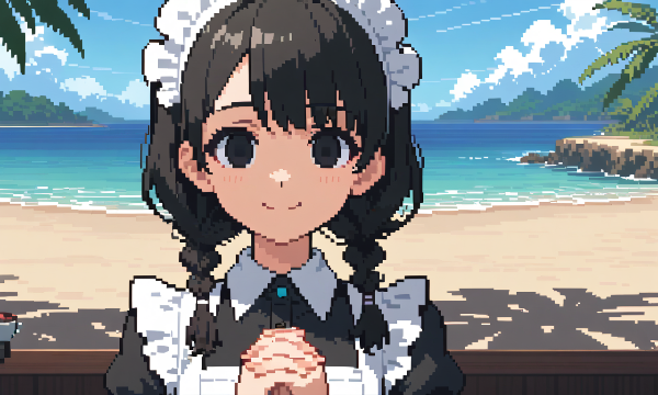 恋愛？ゲーム「アイピク島へようこそ」※開発中の画面です