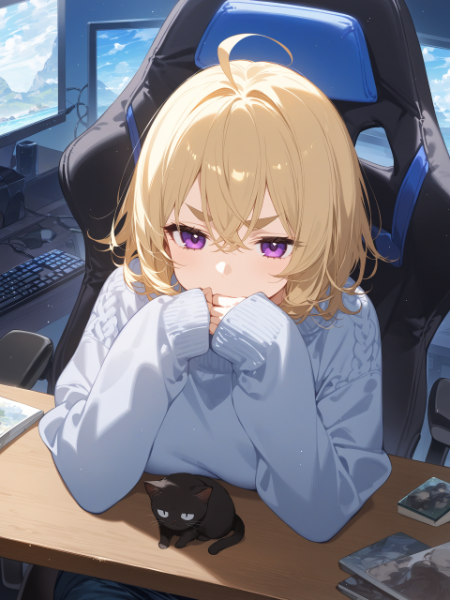 😒「…　どうしよう…」