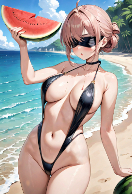 スイカ割り