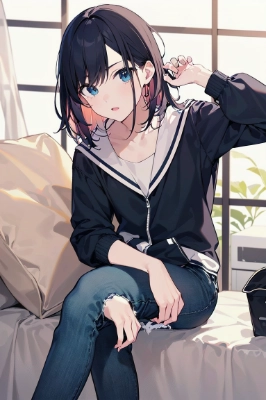 手が出てる