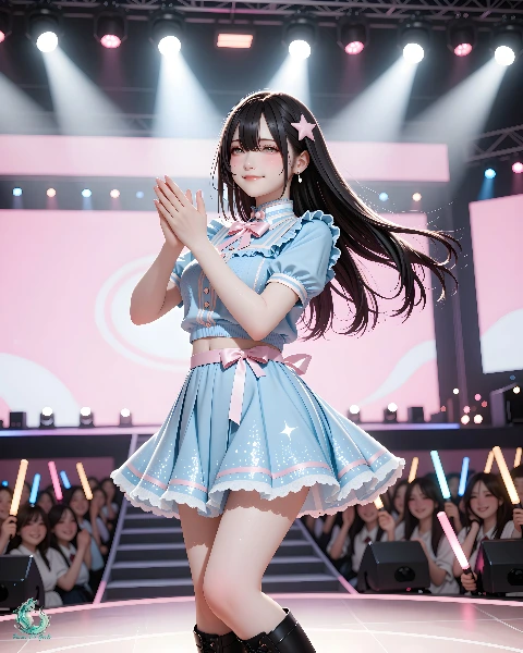 星のステージで輝く少女の夢