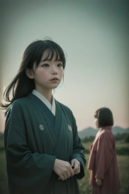 片田舎の少女