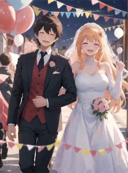 絵文字だけで結婚式
